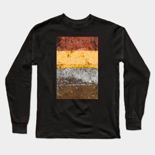 Multi colored texture Long Sleeve T-Shirt